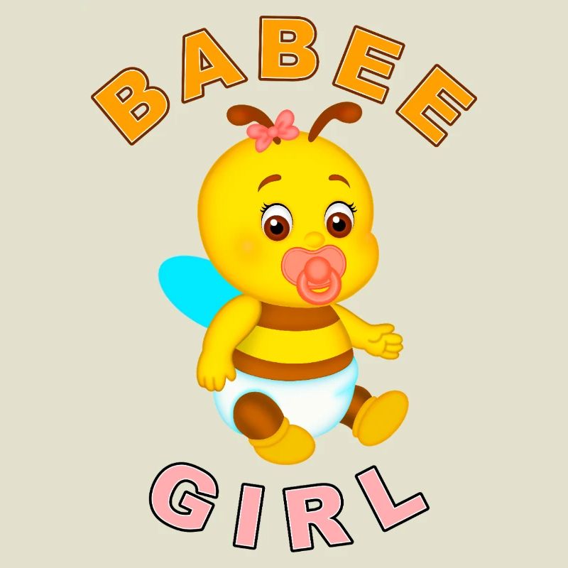 BABEE Mädchen mit Text