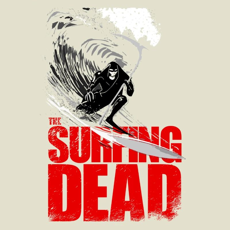Surfing Dead Sensenmann Surfer Wave Design
