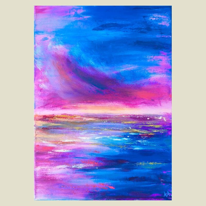 Lebendiger Himmel Horizont Abstrakte Kunst
