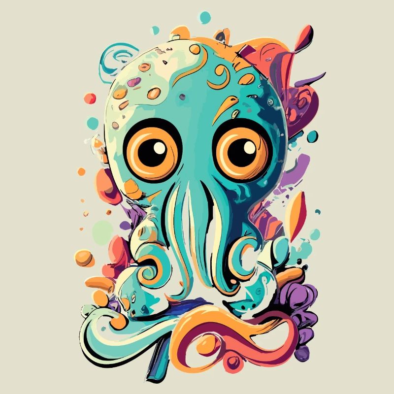 Octopus Squid - Baby Squid Octopus