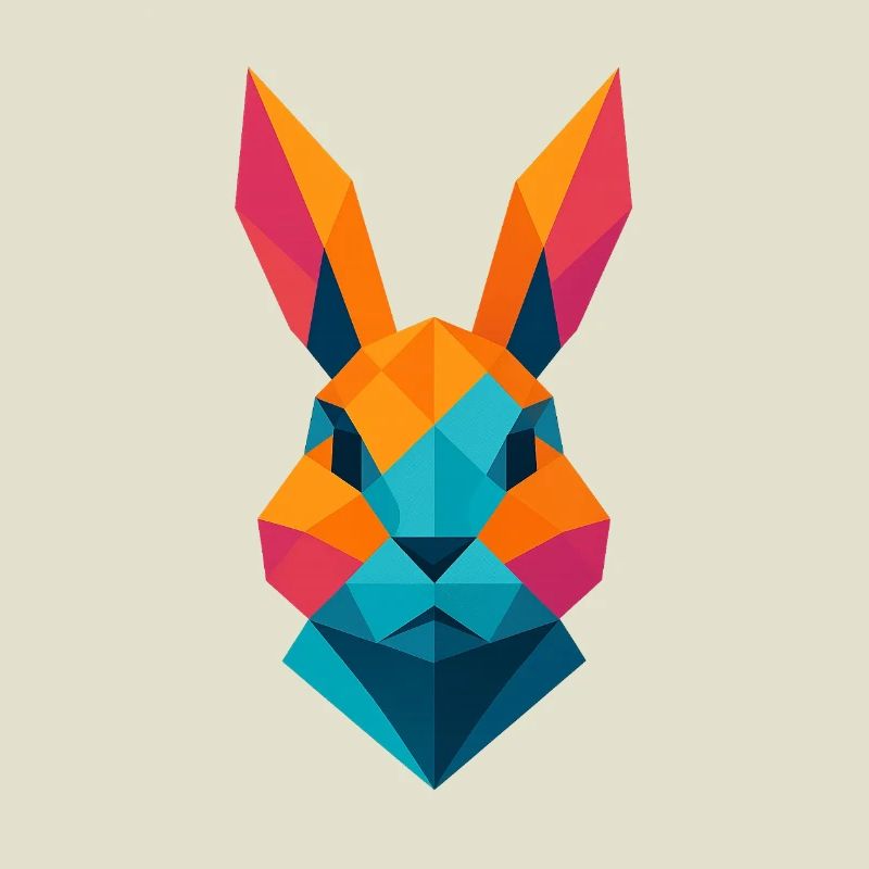 Rabbit | Bunny Head Print / Print / Design