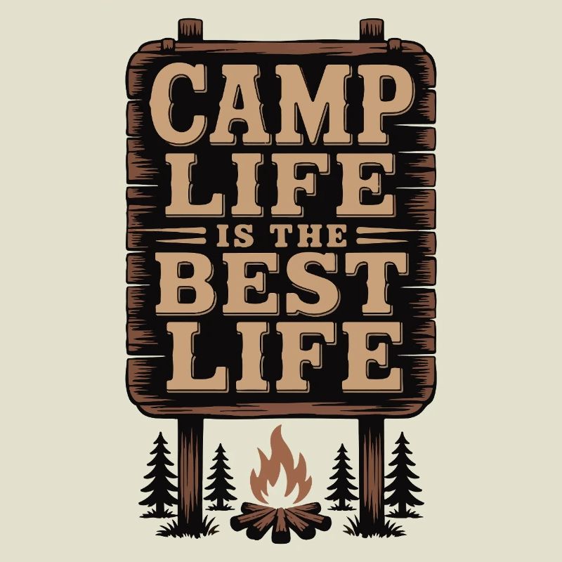 Das Camp-Leben ist das beste Leben