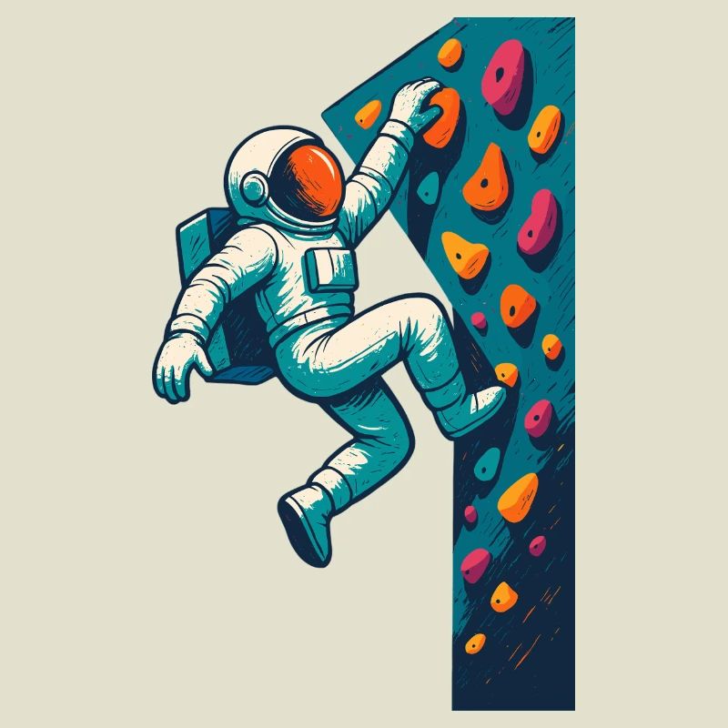 Bouldering Astronaut Hovering Easy Climbing Gesche
