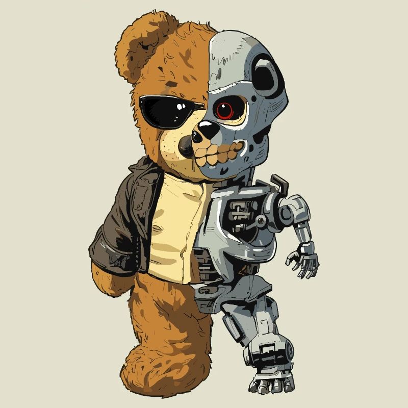 Bear Robot Cyborg