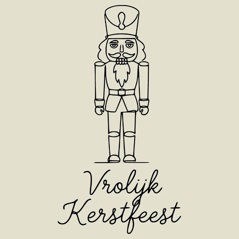 Vrolijk Kerstfeest Nutcracker Christmas
