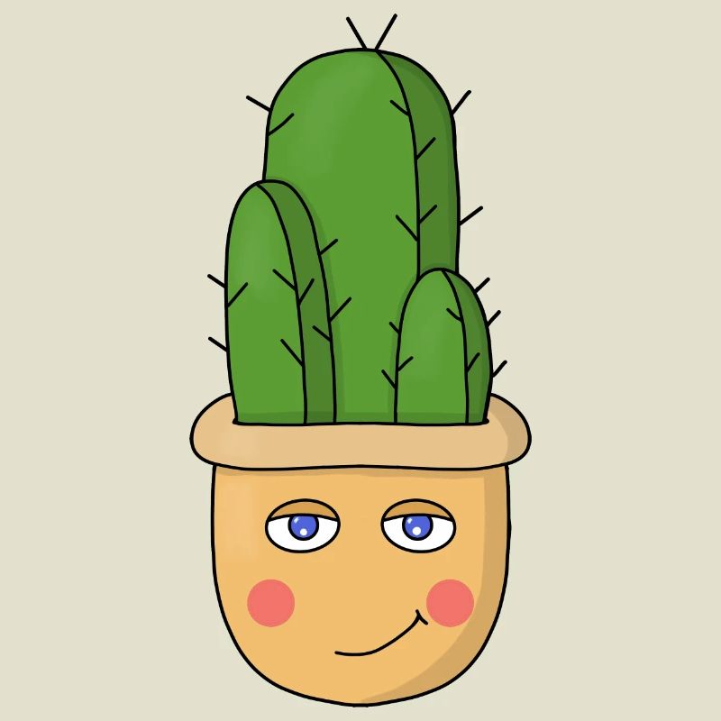 A cute cactus