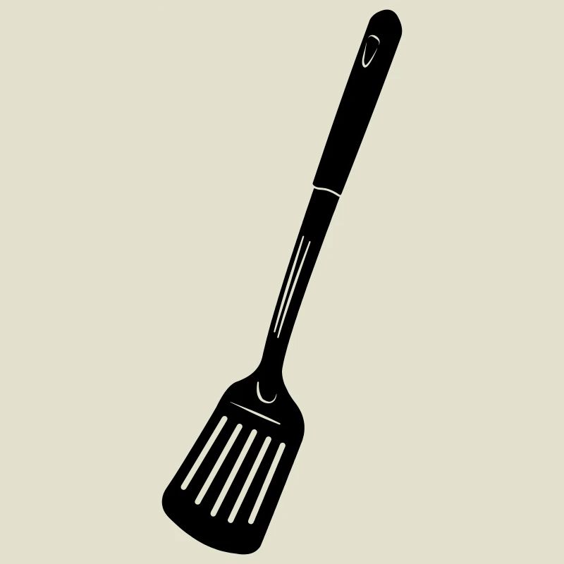 Küchenutensilien Fritteuse oder Backlöffel