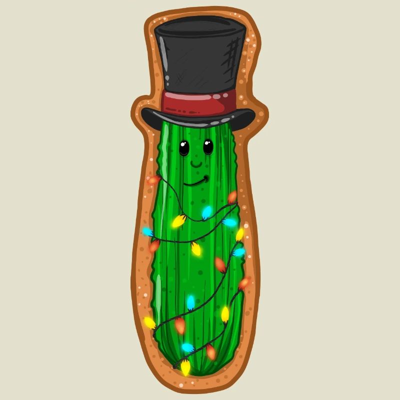 Concombre de Noël avec haut-de-forme