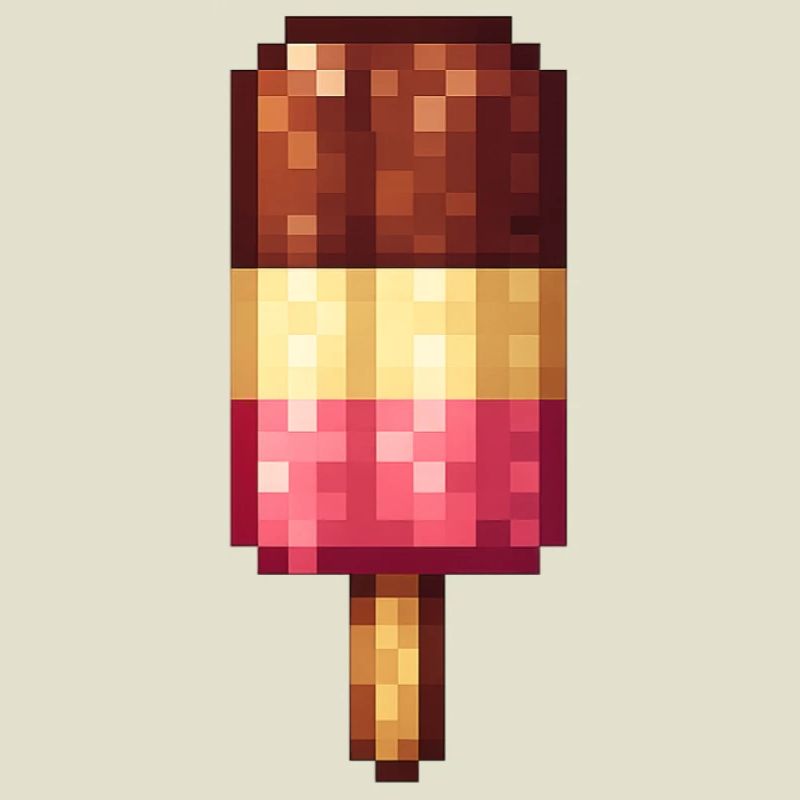 Retro Pixel Popsicles