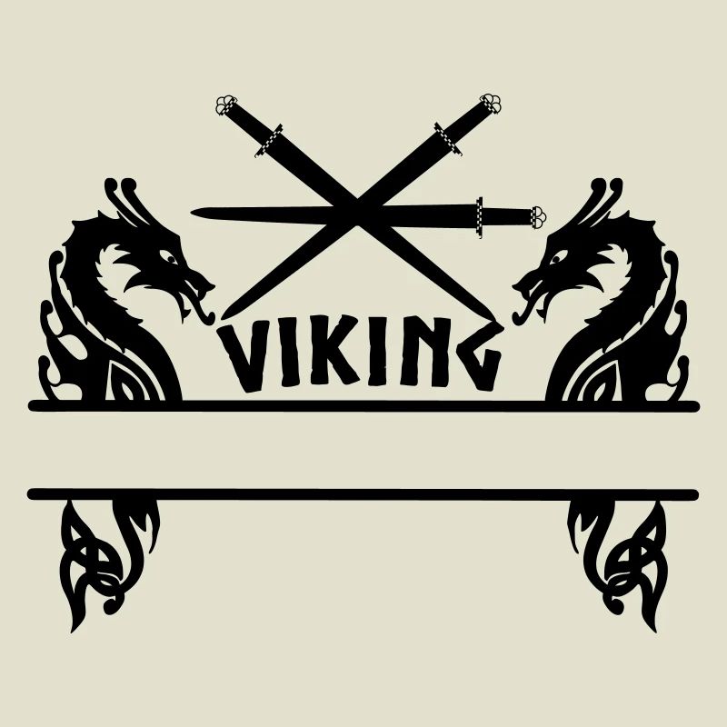 Viking Trois épées Deux dragons Viking
