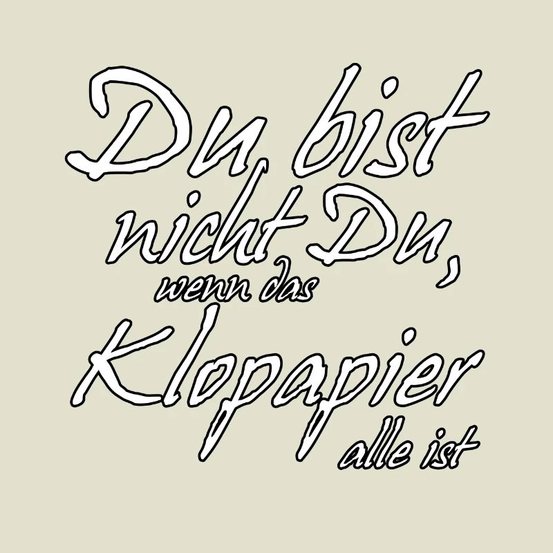Klopapier lustig Spruch Virus Statement