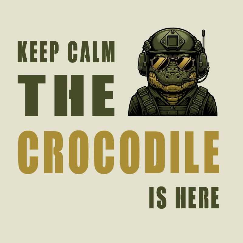 Krokodil im Einsatz – Keep Calm