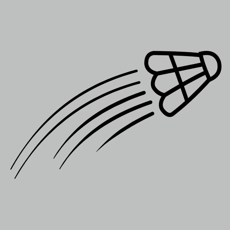 Logo de la navette simple de badminton