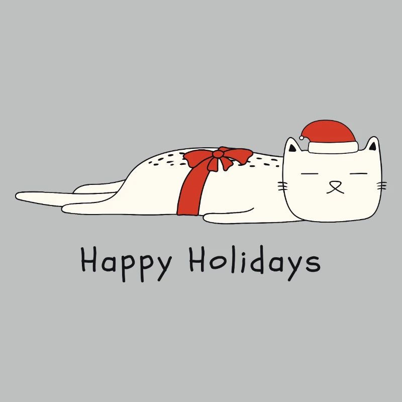 Drôle de chat Noël