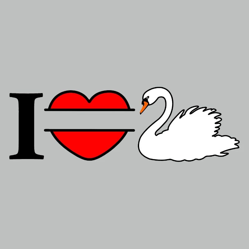 J’aime mon cygne blanc