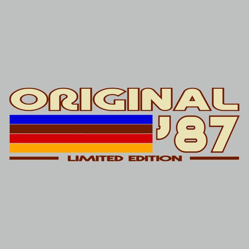 Originale 87er Retro-Streifen