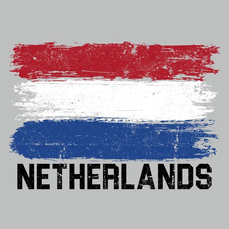 Brushstroke Tricolor Flag