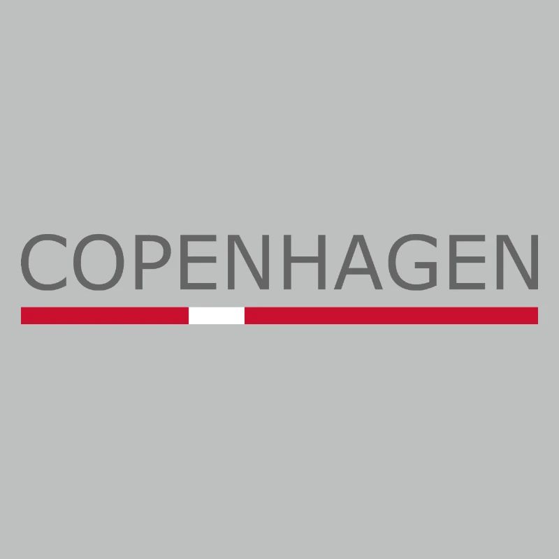 Copenhague - Kopenhague - Drapeau du Danemark - Dänemark