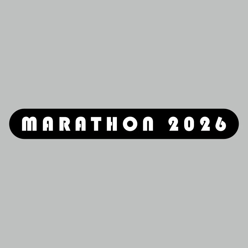 Lettrage Marathon 2026