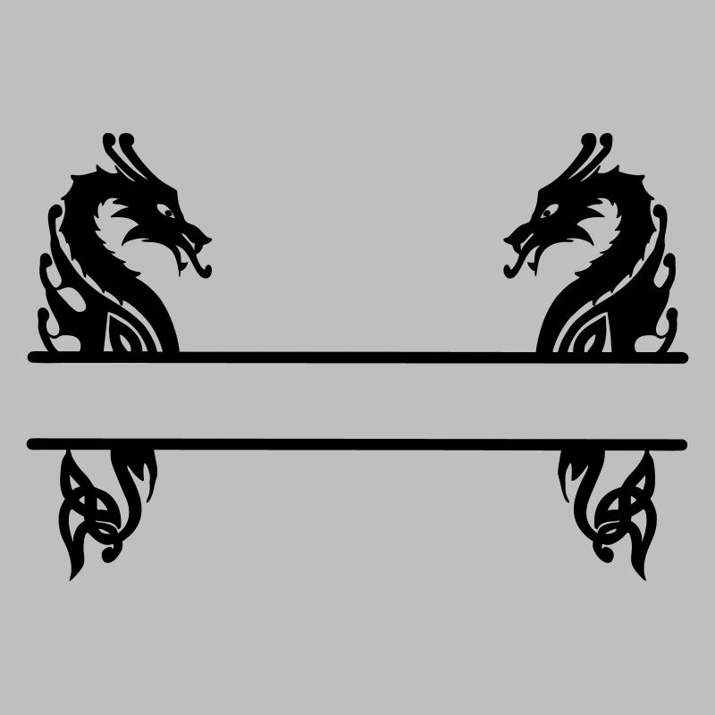 Wikinger zwei Drachen
