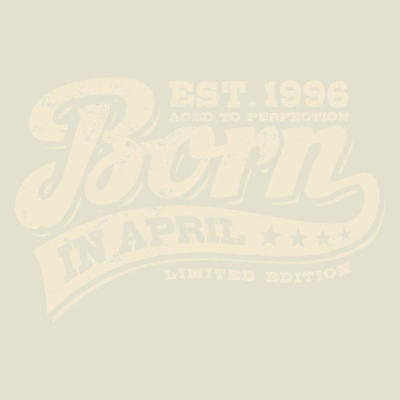 Born in April 1996 - Geburtstag - Geschenk