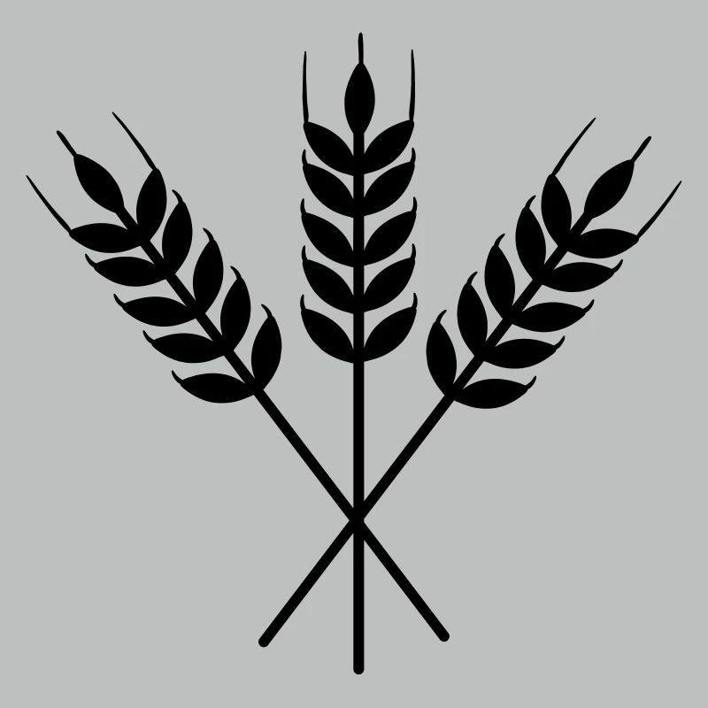 Three grain stalks