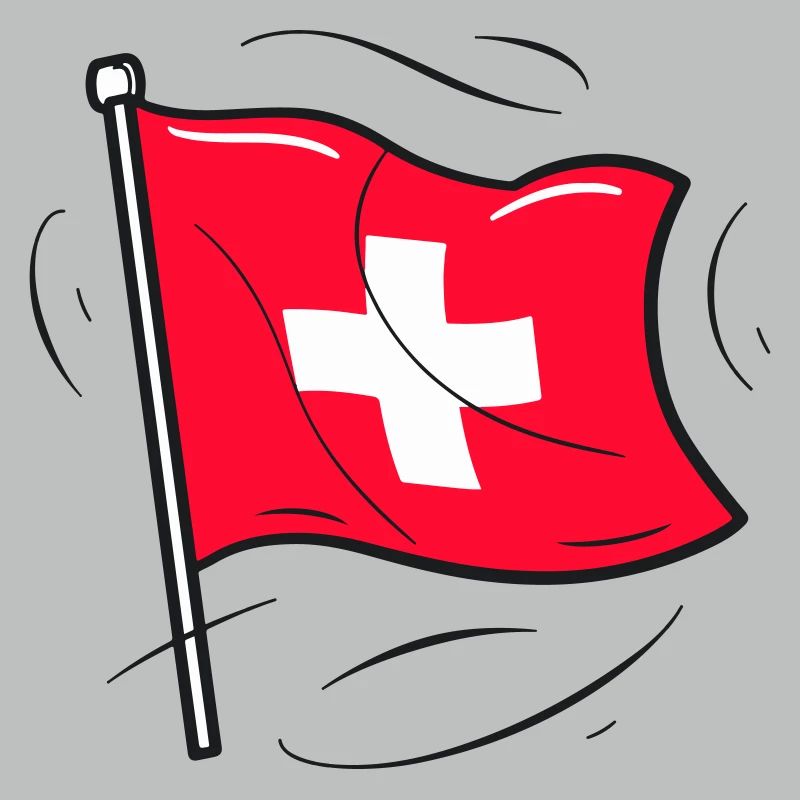 Drapeau suisse Patriot Design