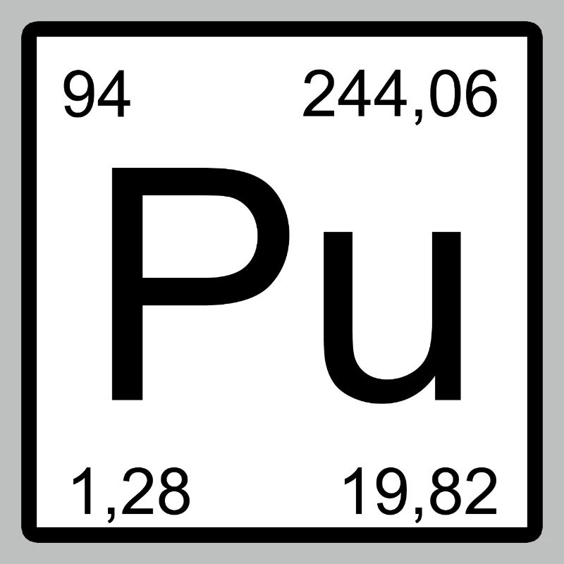 Pu Plutonium Element Design