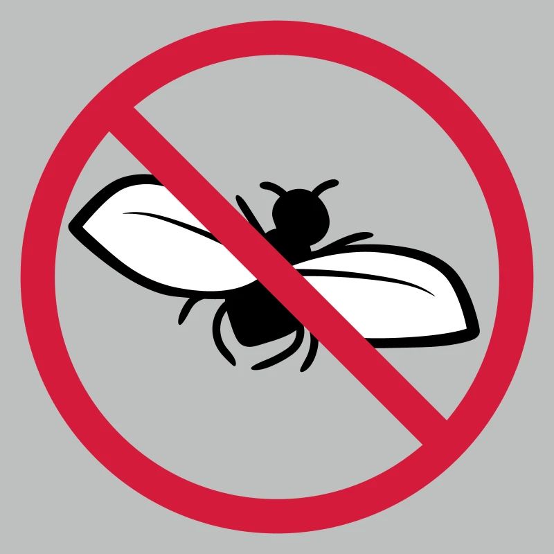 Fliege Verboten Schild