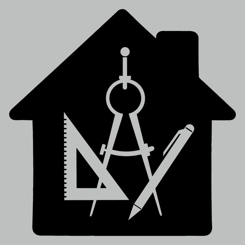 Logo architect house drawing 2