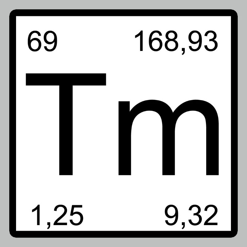 Conception des éléments de thulium