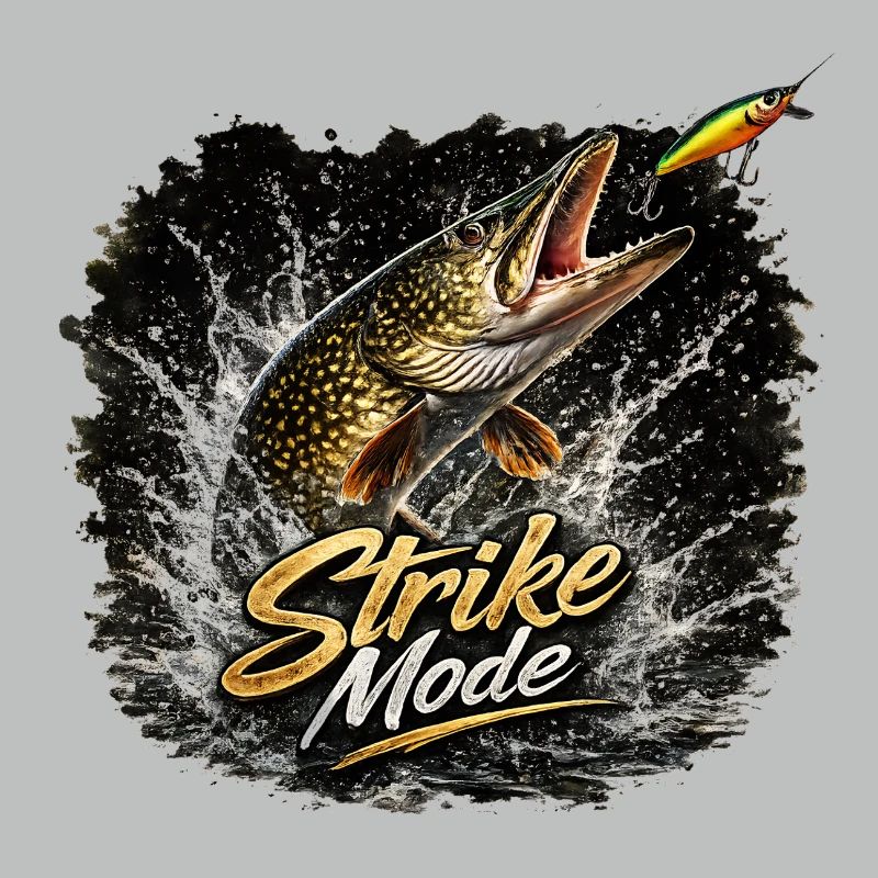 Strike Mode Pike – Predator Angelshirt