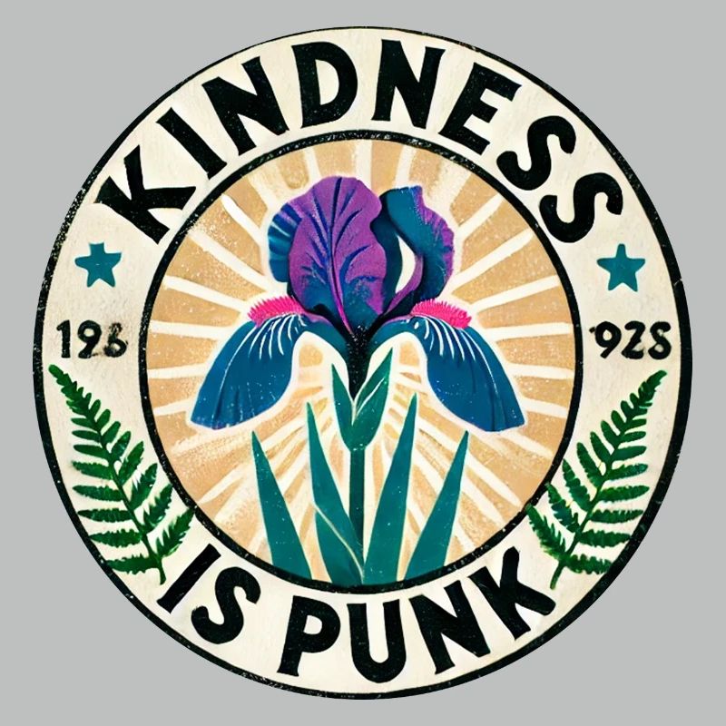 Freundlichkeit ist Punk-Iris-Patch