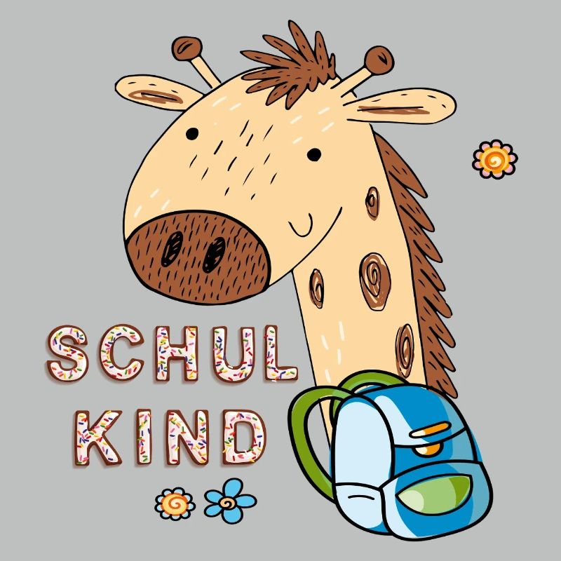 Cute Giraffe Back to School Design