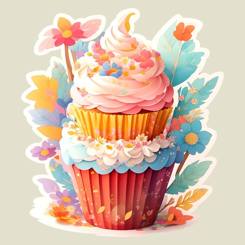 Flower Cupcake