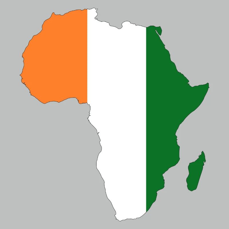 Drapeau de la Côte d’Ivoire Afrique
