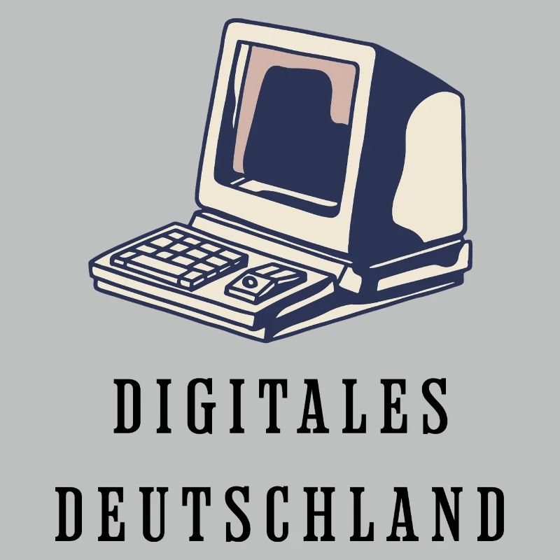 80s Style Retro Computer Digital Germany