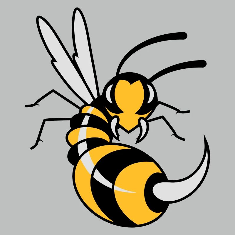 Wasp with giant sting
