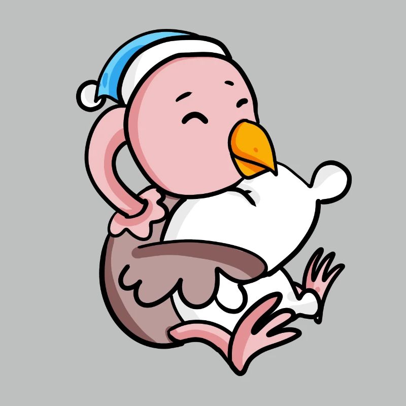 Bébé autruche