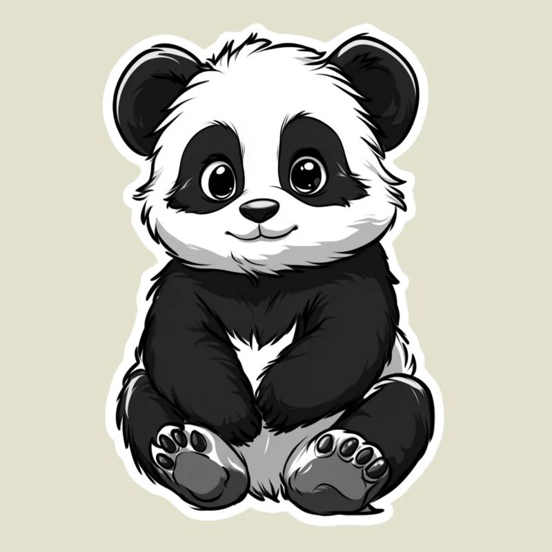 Ours panda mignon