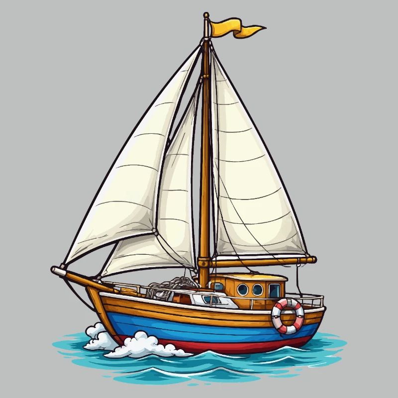 Segelboot Nautisch Illustration