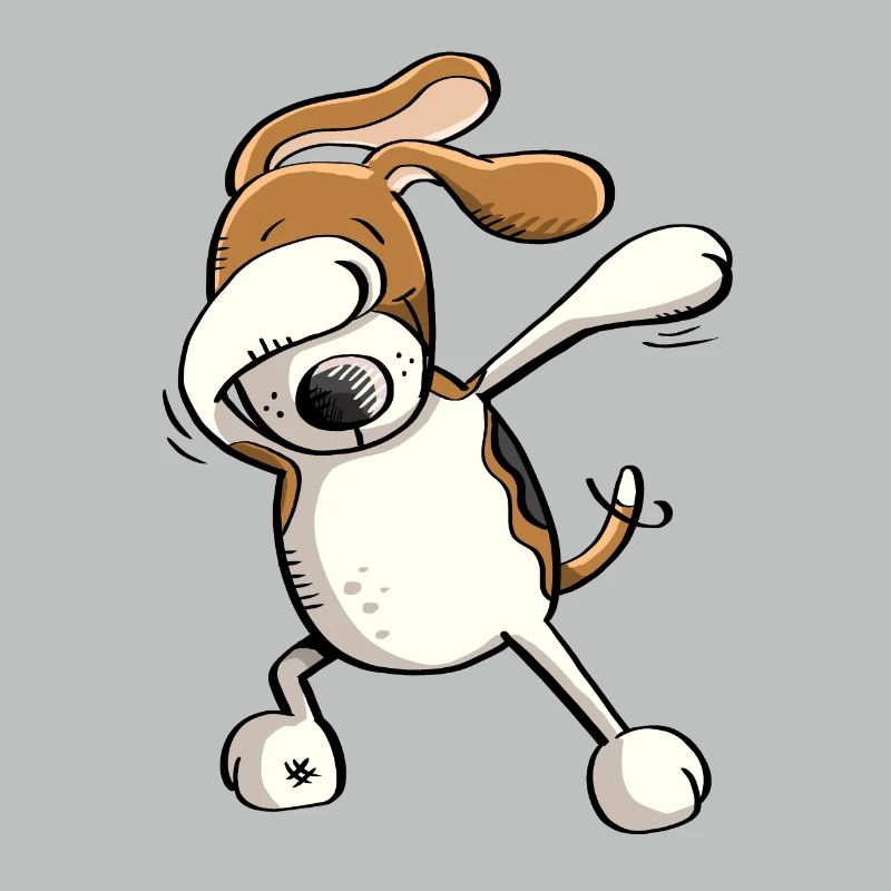 Funny Dab Dance Beagle - Hund - Comic - Geschenk