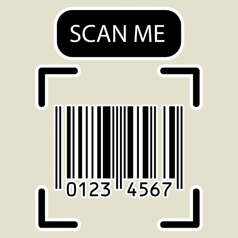 SCAN ME code-barres Funny Design