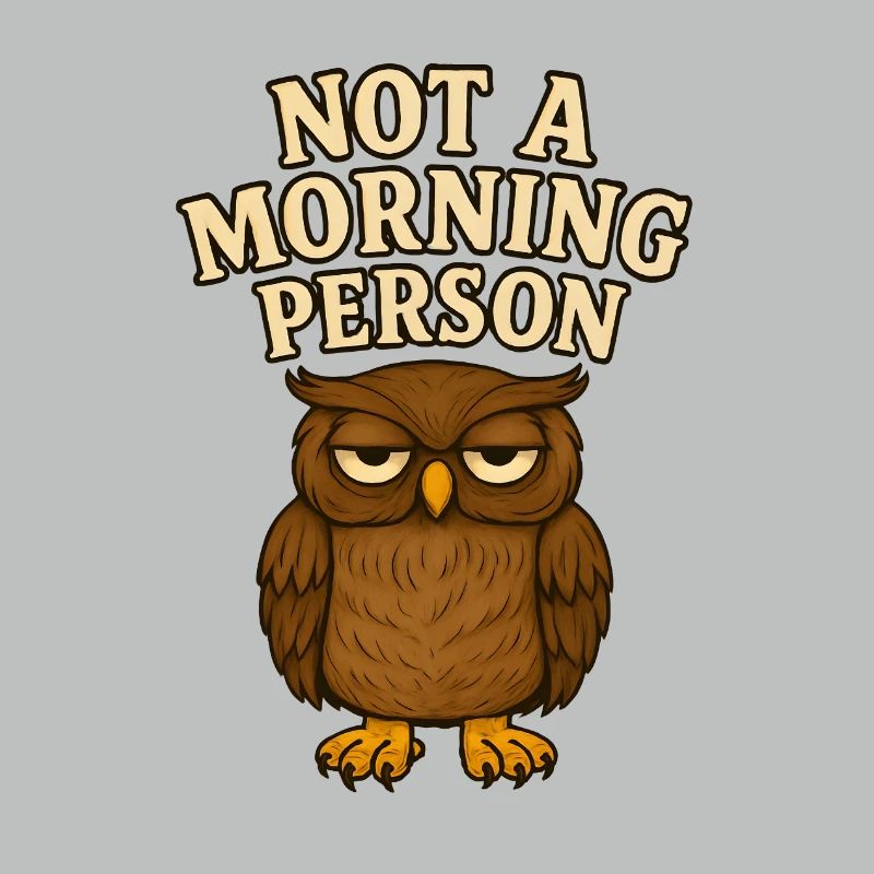 Morgenmuffel Eule