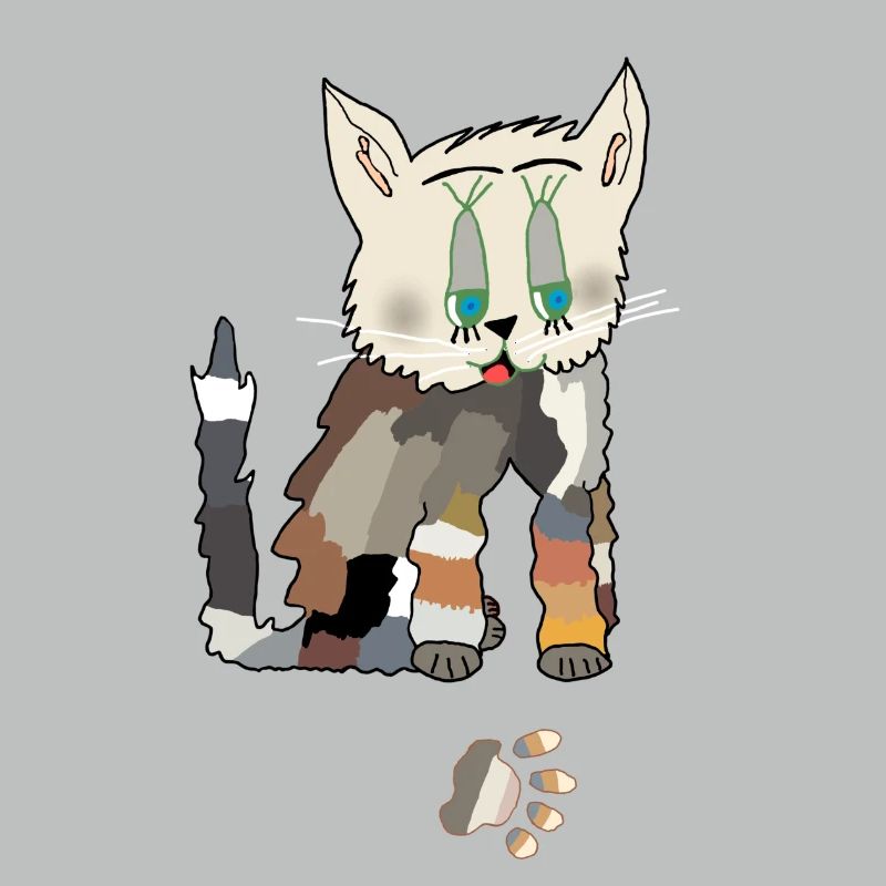 Patchwork Katze Fred Tatze