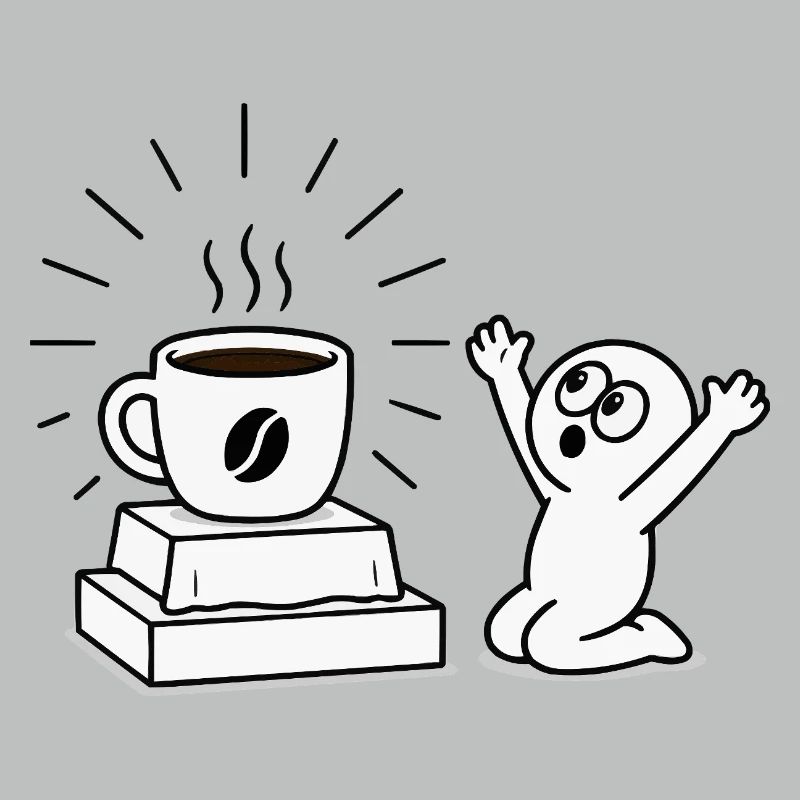 Coffee Mug Joy Conception de la bande dessinée