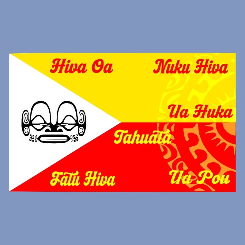 Marquesan Flag - Personalized
