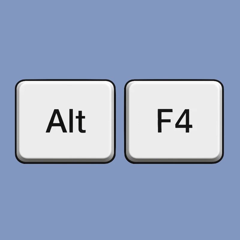 Alt F4 Shortcut Design