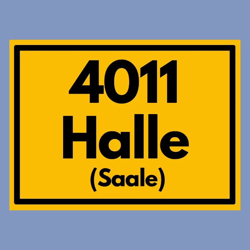OLD POSTCODE POSTCODE RETRO 4011 HALLE (SAAALE)