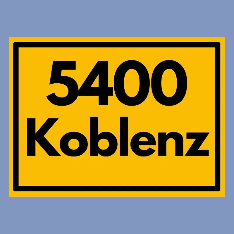 ANCIEN CODE POSTAL RÉTRO 5400 KOBLENZ ALLEMAND